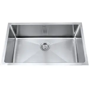 212 MAIN Kraus KHU100-32 Undermount Stainless Steel Sink, Home Improvement Bathroom Fixture, Undermount Sink, Coved Edges