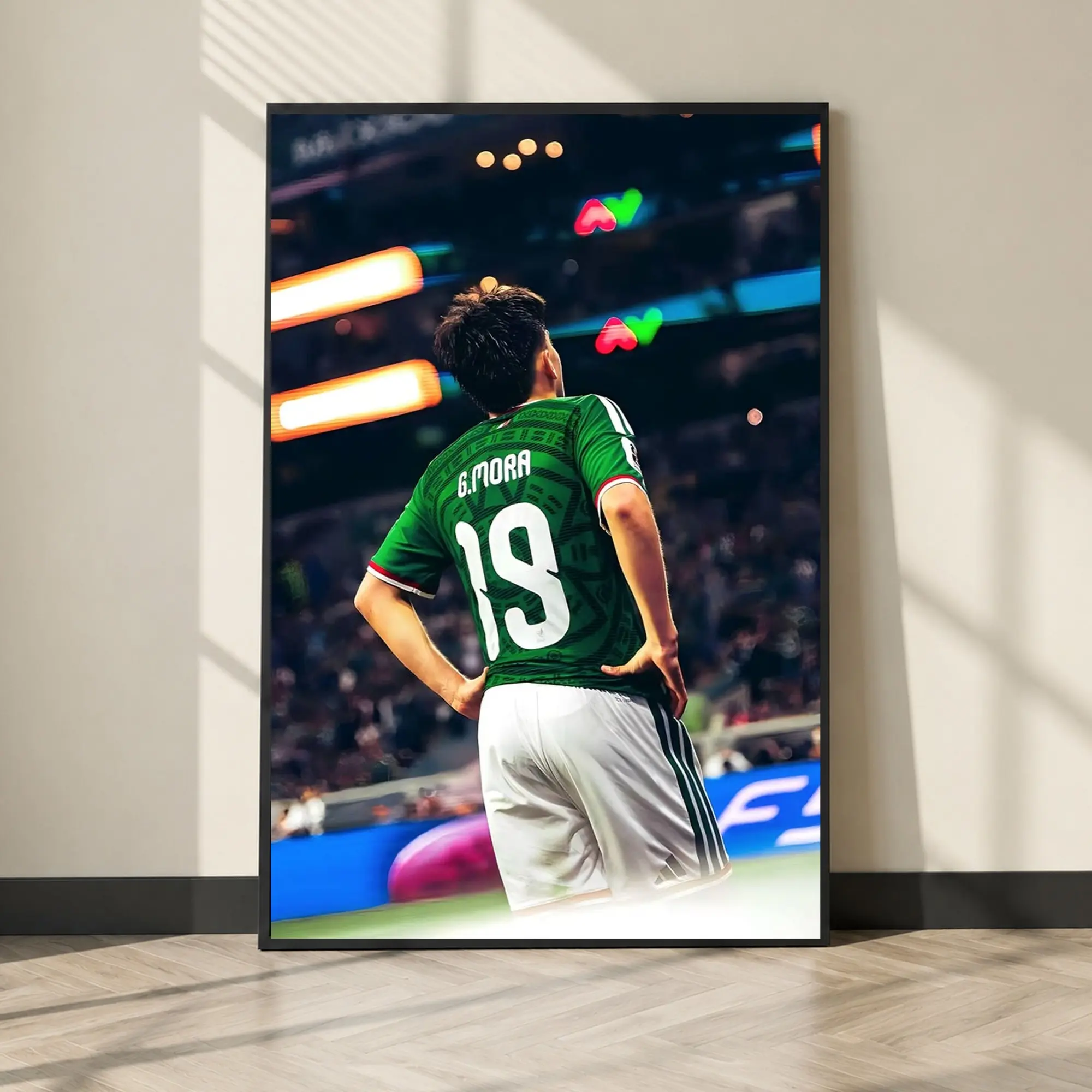 Gilberto Mora #19 Mexico National Team Poster  Soccer Bedroom Decor ( Unframed - Print Only )