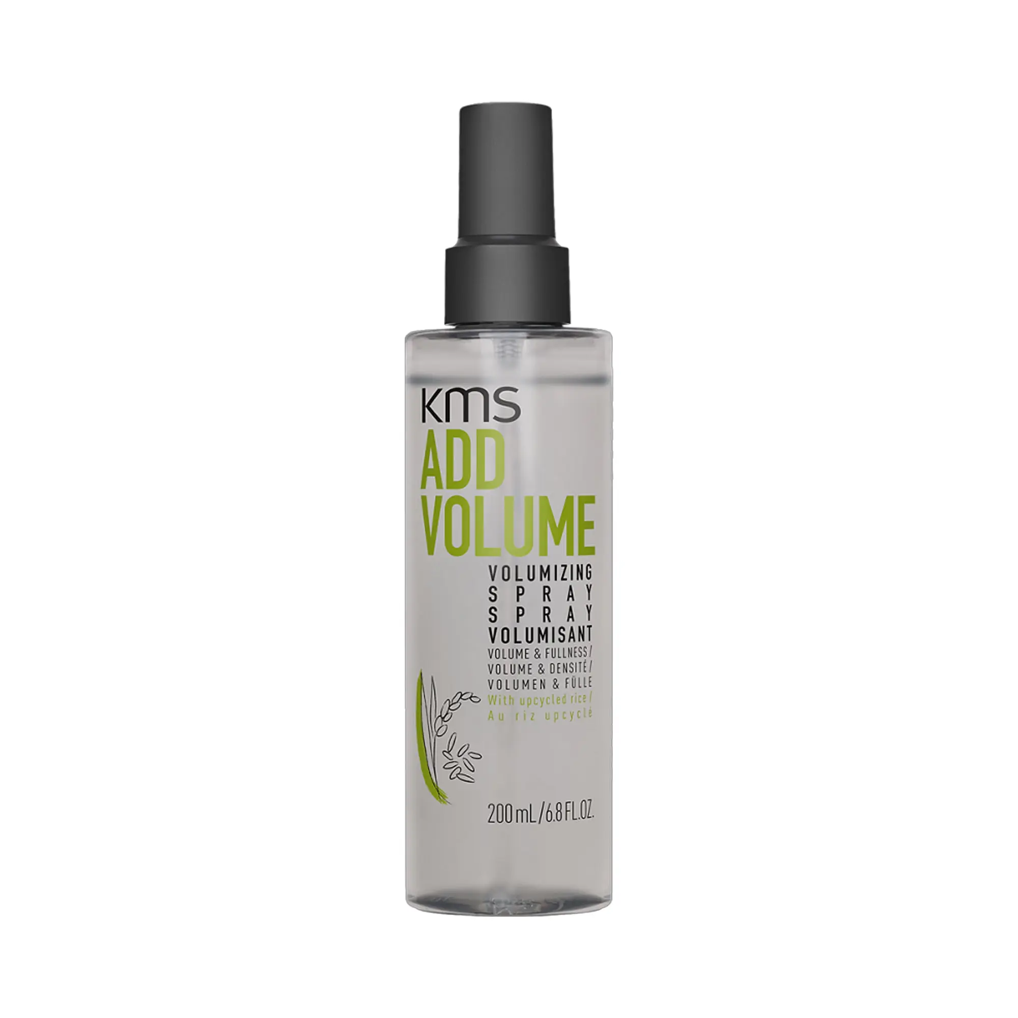 KMS AddVolume Volumizing Spray, Heat Protectant Spray for Blow Drying Hair, Fresh Citrus Scent, Fuller Look, Long-Lasting Hold