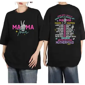 T - Shirt for Moms: Fun Typography and Cool Graphics Highlighting the Multifaceted Life of Motherhood