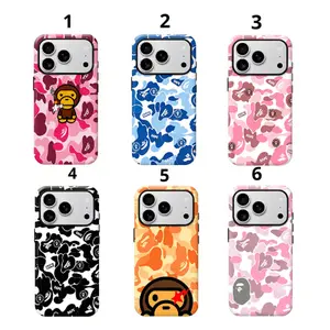 Bape Protective Camo Streetwear Phone CaseSuitable for iPhone 17161514131211 ProMaxPlus