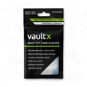 Vault X Exact Fit Card Sleeves 100 ct