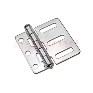 Haitan cabinet door 2 inch asymmetrical waist hole butterfly hinge, industrial machinery door hinge stainless steel 304