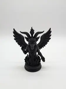Winged Baphomet Figure - Dark Decor