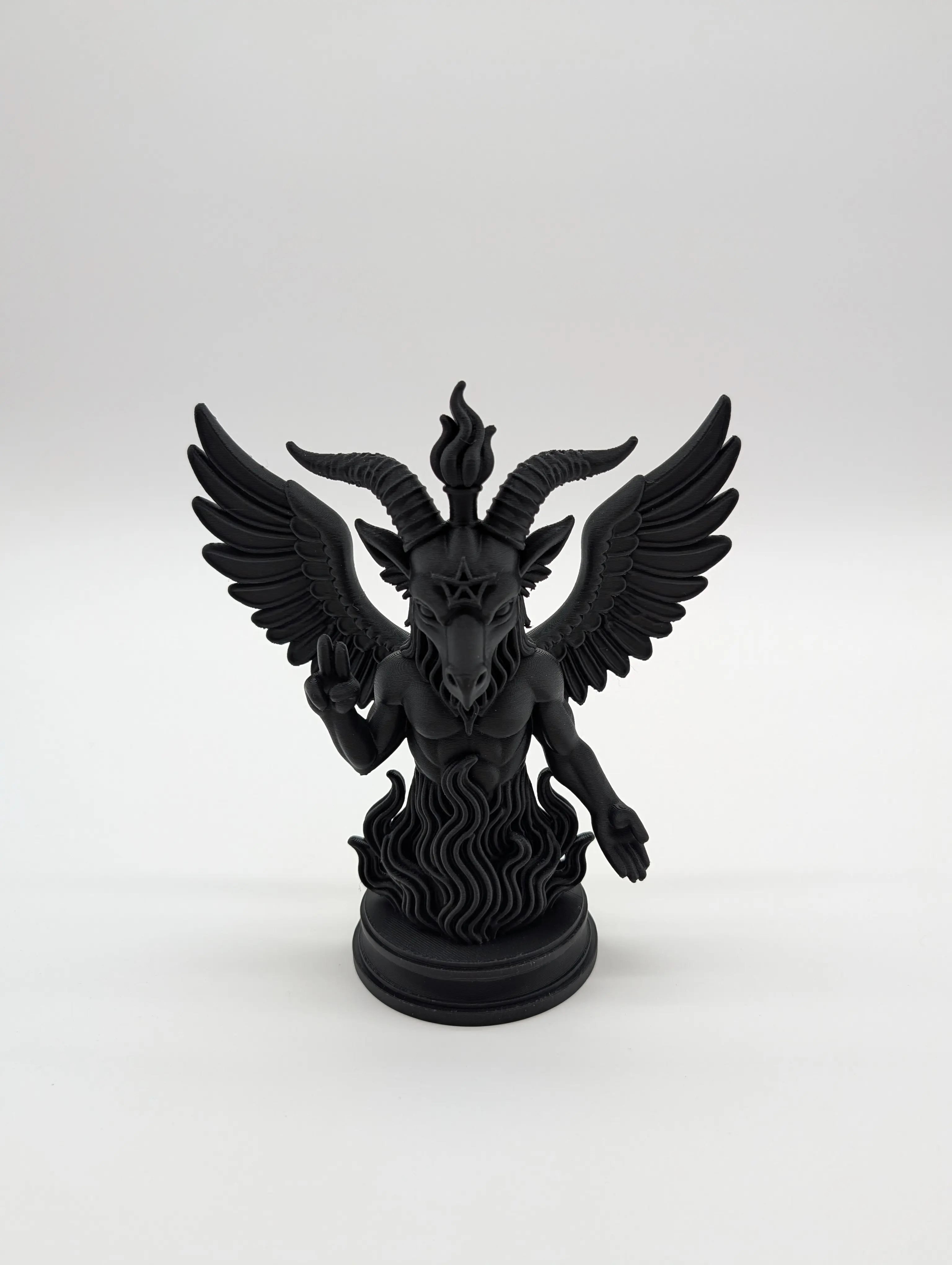 Winged Baphomet Figure - Dark Decor