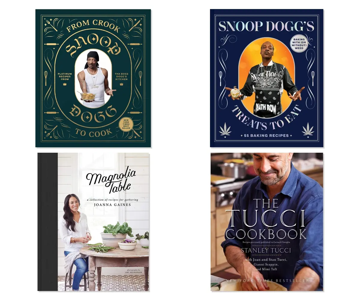 Celebrity Chef Cookbook Collection 4-Book Bundle - Hardcover