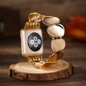 High-End Metal Elastic Apple Watch Band, Fits 38/40/41/42/44/45/46/49mm, Fashionable Couple Strap for Apple Watch Series 1-10, Watch Straps, Smart Watch Accessories