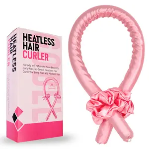 Gobel Groove Heatless Curling Set for No-Heat Soft Curls | Overnight Hair Curlers & Curling Rod Headband, Frizz-Free Styling | Gentle Rollers for All Hair Types - 1 Pack