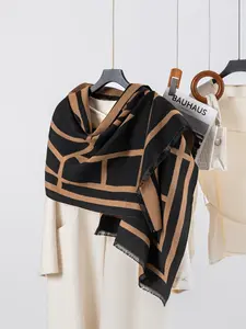 Women's Oversized Soft Cashmere Shawl with Geometric Patterns for All-Season Casual Wear hat men stylish formen and women outdoor Spring Coats & Wraps | Unisex Styles