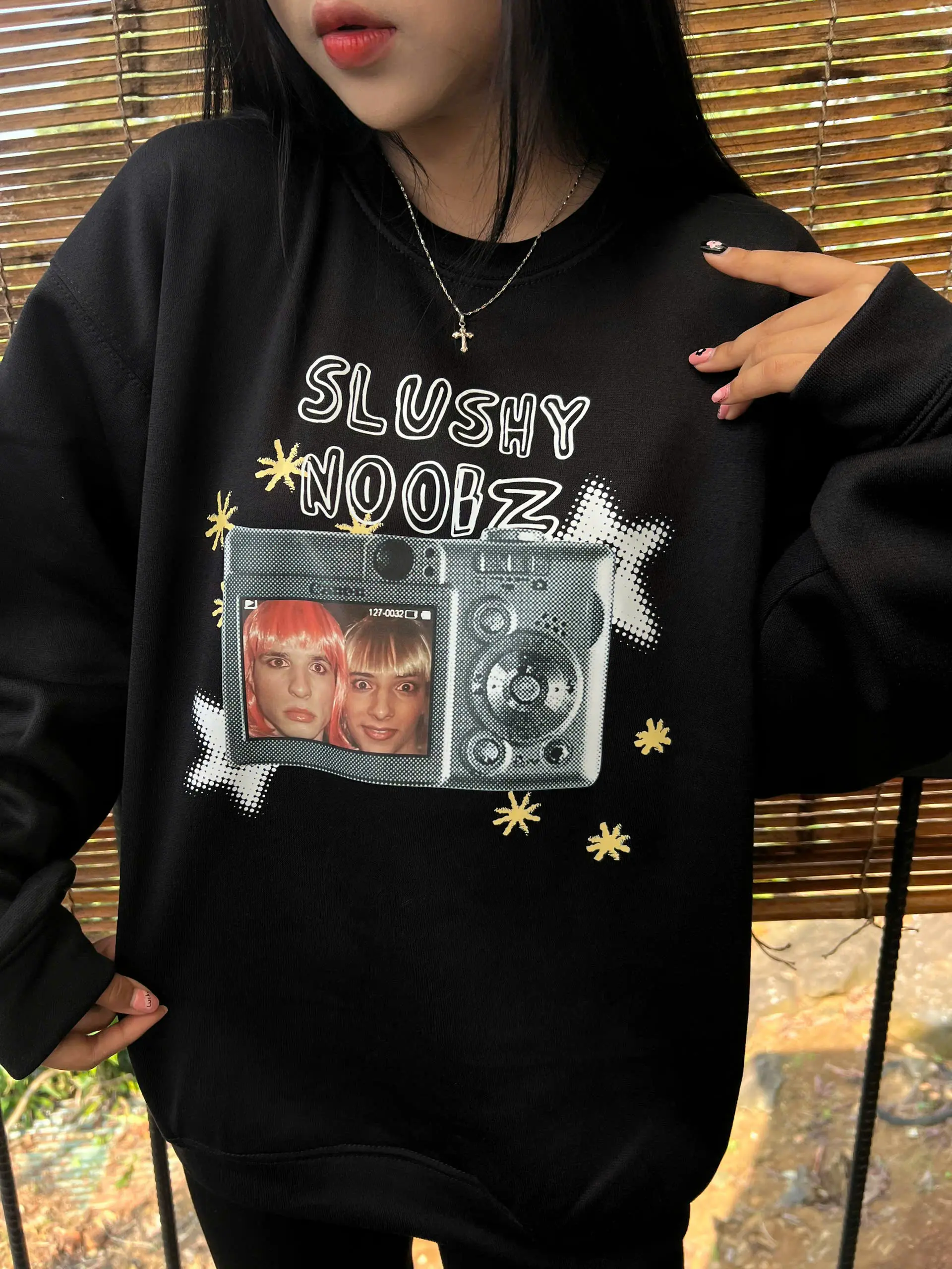 Vintage Slushy Noobz Camera Comfort Colors Shirt - Sweatshirt - Slushy Noobz Merch