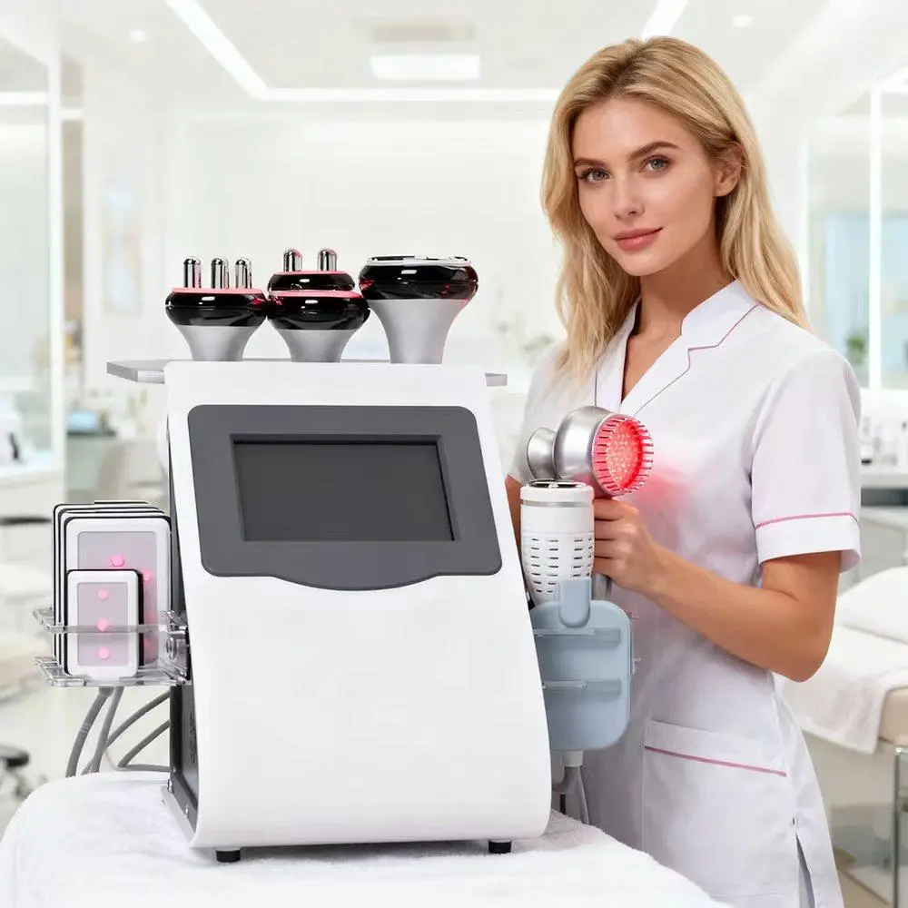 9-in-1 Modes All-in-1 Body Contouring Beauty Machine - Multi-Functional Salon Equipment for Spa Business Daily Therapy and Stress Relief