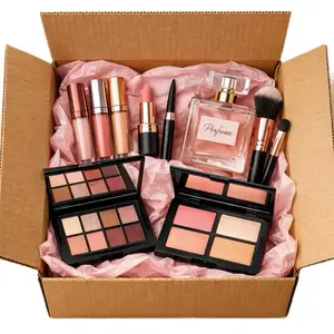 Mix Product Box - Choose from Live Makeup Set with Eyeshadow Palette Lipstick Perfume Brushes and Lip Gloss