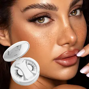 Magnetic Lash Set 5 Pairs with 1 Clip No Glue Required Reusable Natural False Lashes for Eyelashes Makeup Cosmetic DealsforYoursdays
