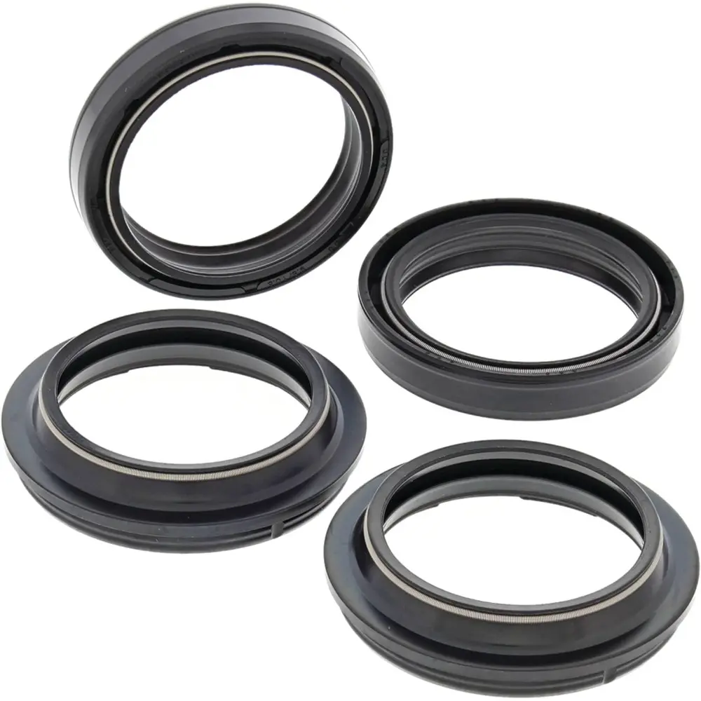 Engineer-Tested 2 Fork Seals & 2 Dust Seal Kit with OEM Specs & Superior Function - Mechanics' Choice for Bikes, ATVs - Ideal for Beginners, Motorcycle