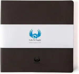 Leda Art Large Square Drawing Sketchbook For Artists, 160 Blank Pages, Acid Free Premium Paper for Marker Watercolour Pencil Mixed Media, Ideal For Artists.