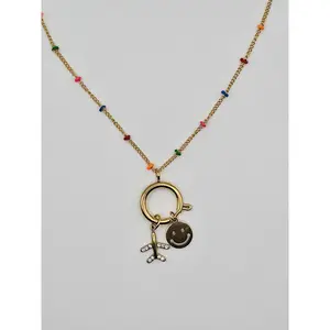 Hello Summer Necklace - 18k gold PVD