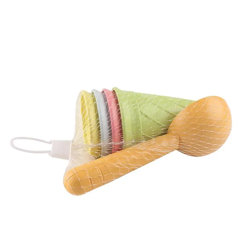 Ice Cream Cone Shaped Fun Sand Beach Toy, 1 Set Colorful Ice Cream Cone Toy, Beach Toy for Kids, Outdoor Play Toy, Summer, Birthday Gift