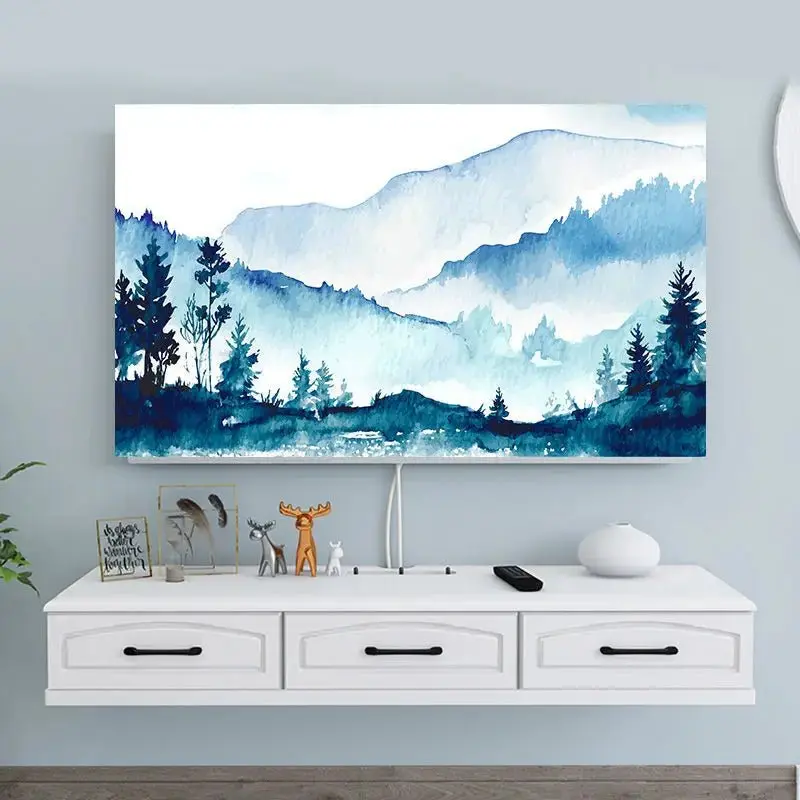 TV Dust Cover | Mountainous Forest