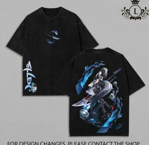 Limited Ellen Joe Vintage Washed T-Shirt, Zenless Zone Zero Character Graphic Tee, Soft Cotton Unisex Streetwear, Indie Action Game Merch, Oversized Casual Outfit, Pop Culture Gaming Shirt, Gift for ZZZ Fans VVQ 47L