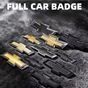 Logos for the front hood and stickers for the rear trunk of Chevrolet cars in various specifications, applicable to the classic Cruze, Malibu XL, Spark, Trax, Captiva, Lova, Aveo, and Cruze