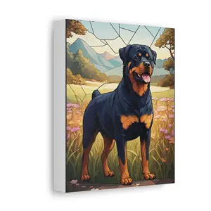 Rottweiler Canvas Wall Art — Prairie
