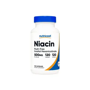Nutricost Niacin (as Inositol Hexanicotinate) Capsules (Flush Free) Healthcare Dietary