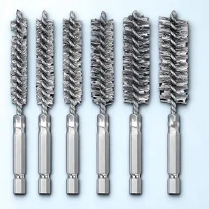 Stainless Steel Drill Brush Set, Industrial Grade Drill Brush Set, Wear Resistant Polishing Brush Set, Portable Multi-functional Deburring Cleaning Tool, Drill Bits Set