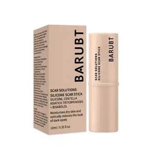 BARUBT Scar Removal Stick Moisturizes and Softens Facial Skin, Gentle Silicone Repair Stick in English Packaging