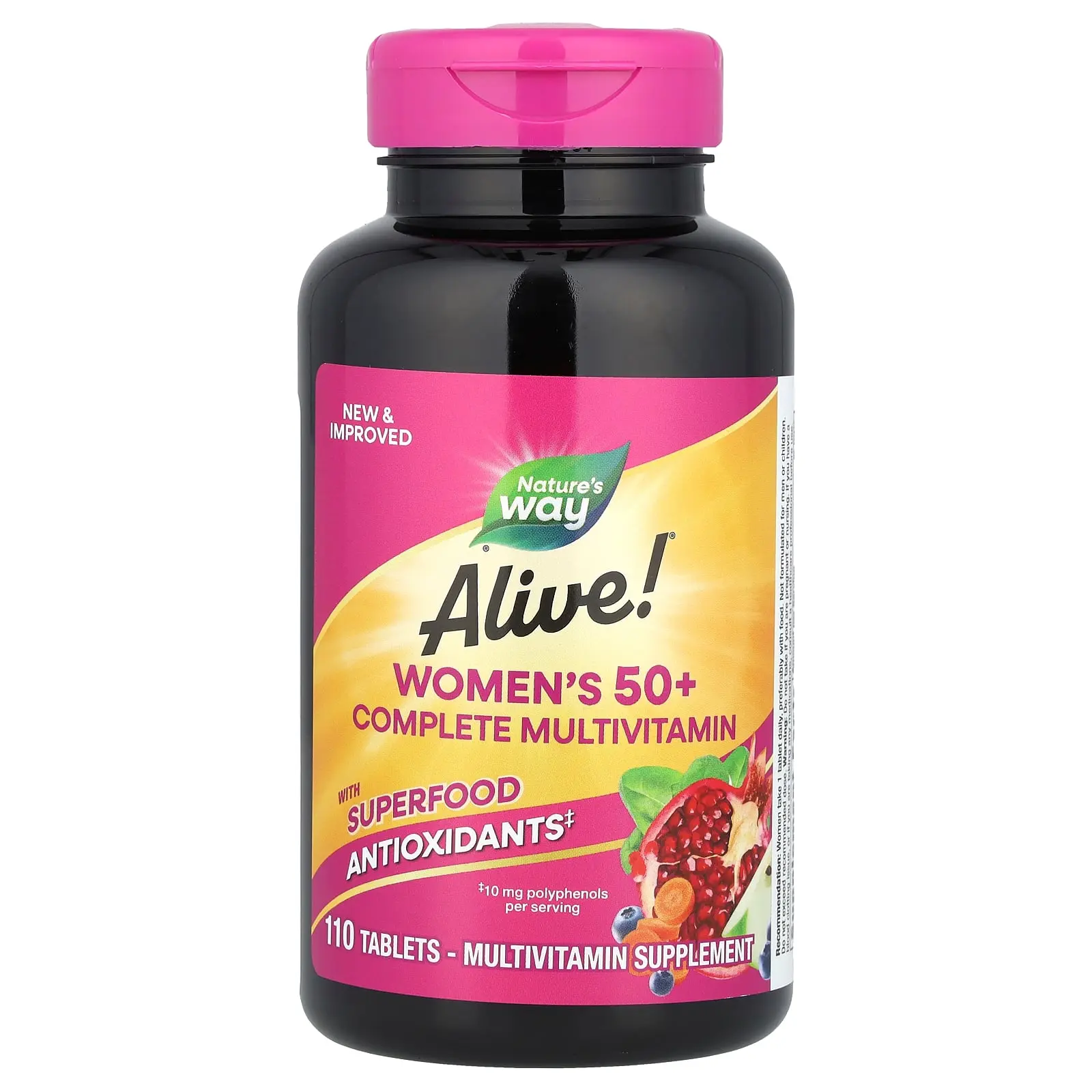 Nature's Way Alive!® Women's 50+ Complete Multivitamin, 110 Tablets Nature's Way Alive!® Women's 50+ Complete Multivitamin, 110 Tablets
