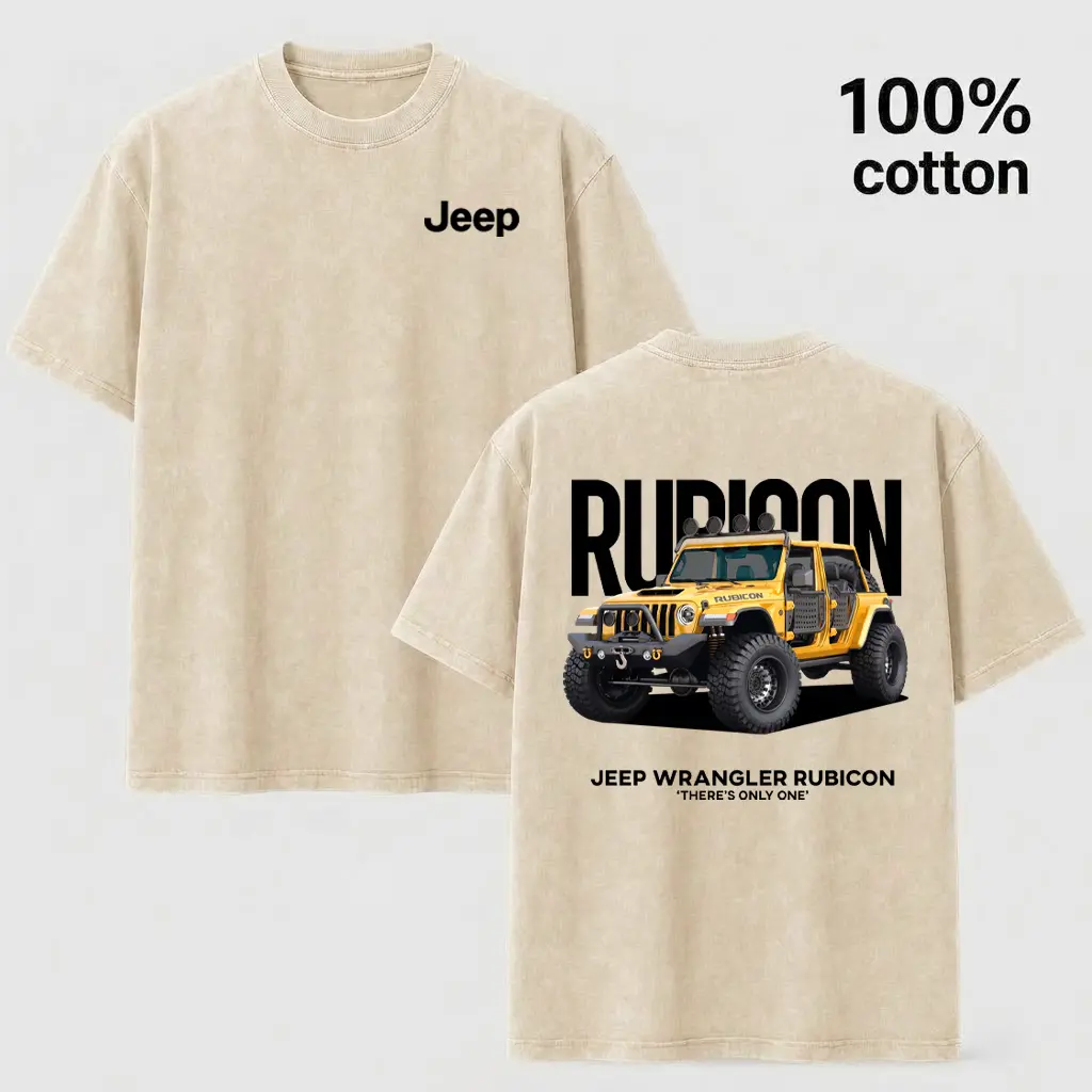 Vintage Washed Off-Road Adventure 4x4 Graphic T-Shirt