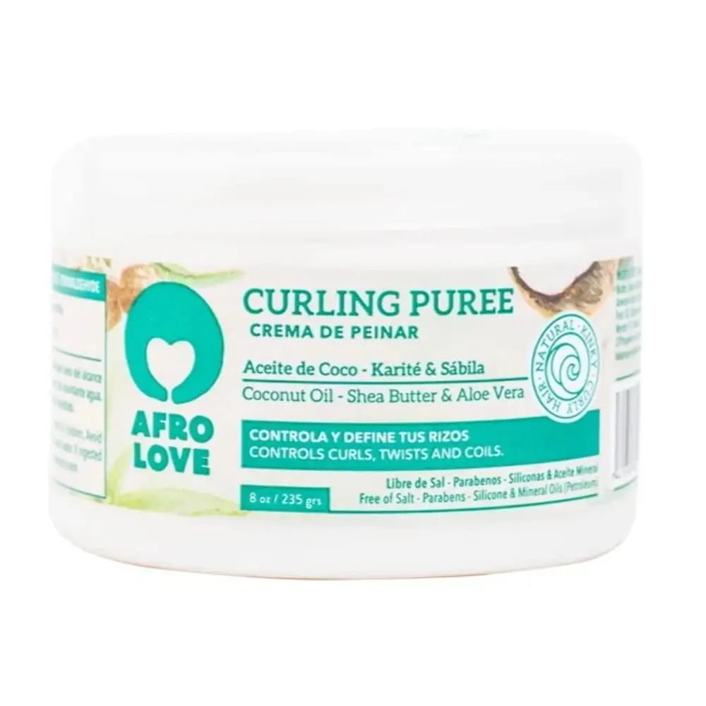 Curl Cream for Curly & Wavy Hair,Defines & Hydrates with Coconut & Shea Butte, Frizz Control & Moisture, Sulfate-Free,Paraben-Free (8oz)