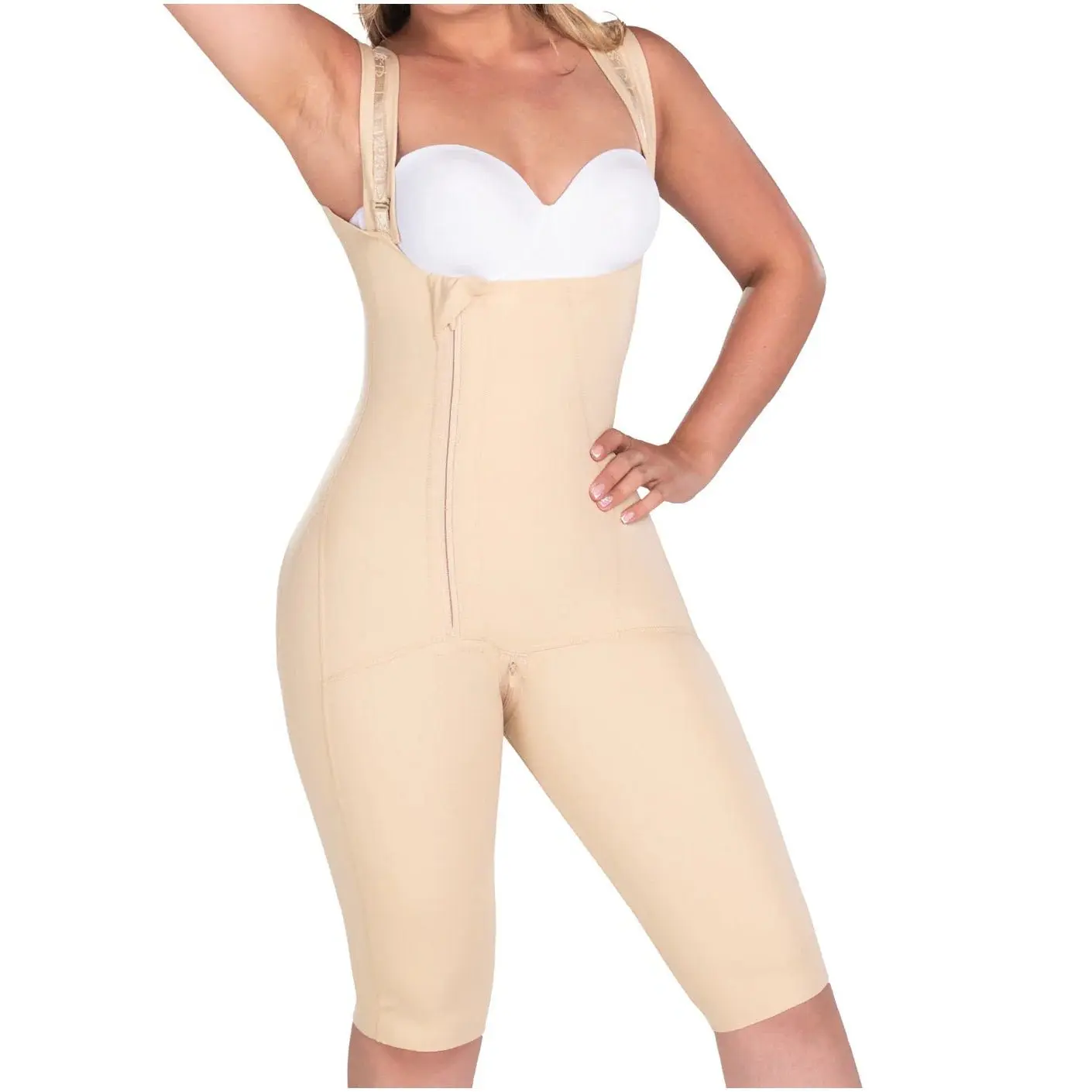Fajas MYD 08779 – Colombian Stage 1 Post-Surgery Faja | Open-Bust