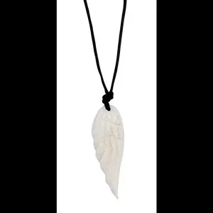 Carved Bone Necklace