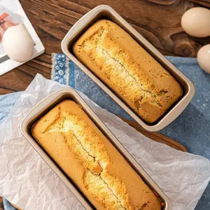 1 carbon steel box shape, anti stick bread shape, rectangular shape for Thanksgiving pound cake and baking bread - durable household baking tool Baking Supplies