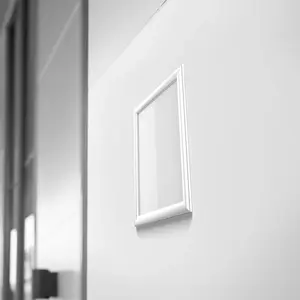 360 Stand Aluminum Snap Frame Wall Mount, 11x17 in Silver, Home Decor Photo Frame for Prints