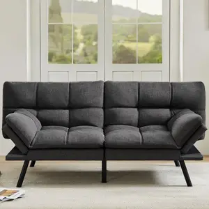Sleeper Convertible Sofa Bed, Memory Foam Couch, Convertible Loveseat for Living Room