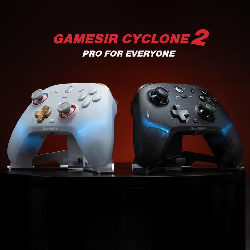 GameSir Cyclone 2 (Not for Xbox) Wireless Controller for PC/Switch/iOS/Android with Mag-Res TMR Sticks, Hall Effect Triggers, RGB Lighting, 6-Axis Gyro