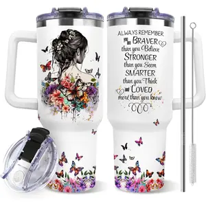 Daughter Gifts from Mom Dad - Daughter Birthday Gifts - Inspirational Gift for Daughters Adult - Christmas Valentines Day Graduation Gift for Daughter's - Best Daughters Ever Gifts - 40 Oz Tumbler