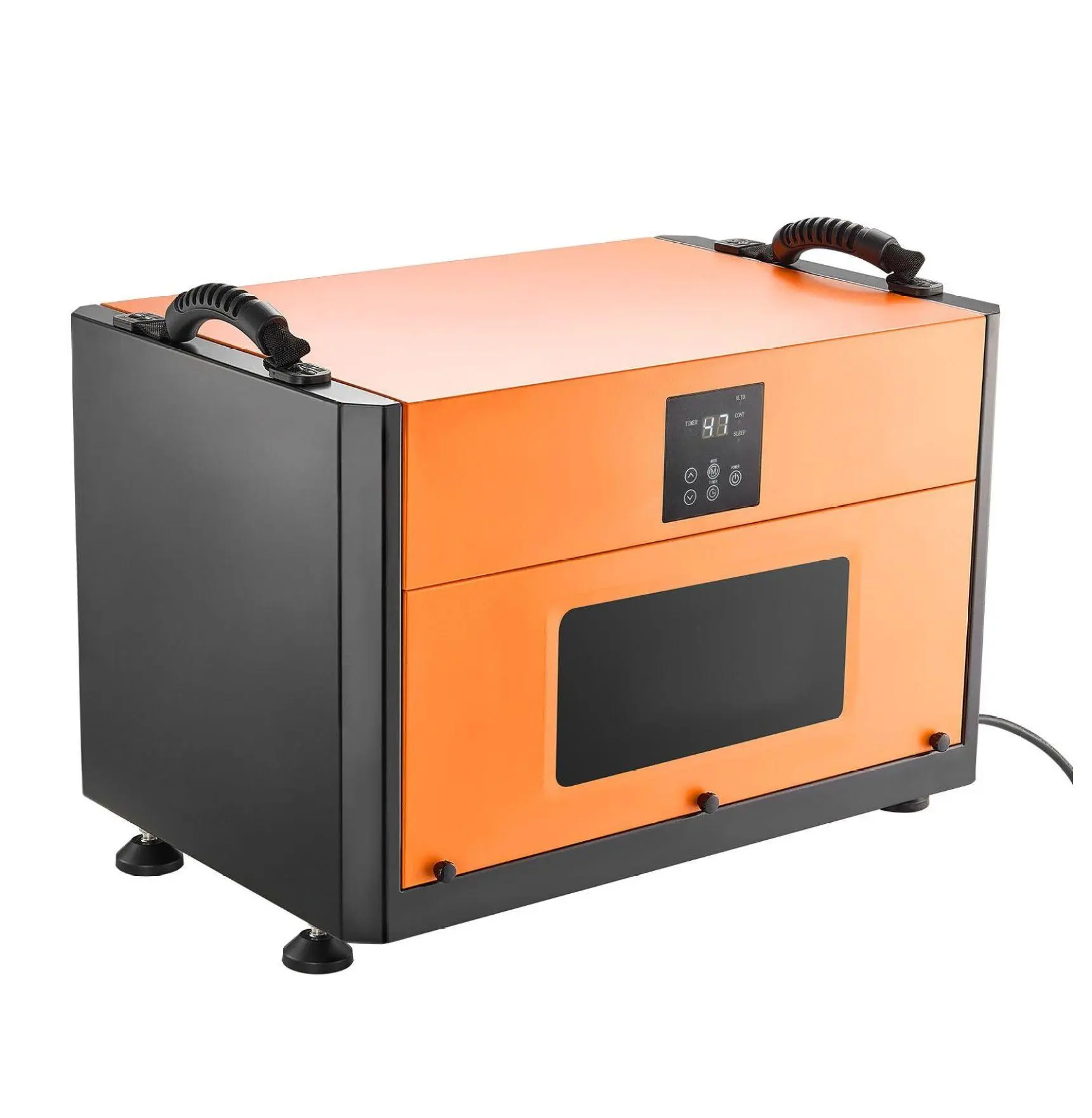 156 Pints Commercial Dehumidifier, Crawl Space Dehumidifiers for Basement & Storage, Portable Industrial Dehumidifier with Drain Hose, Auto Defrost, Heavy-Duty Galvanized Steel Default