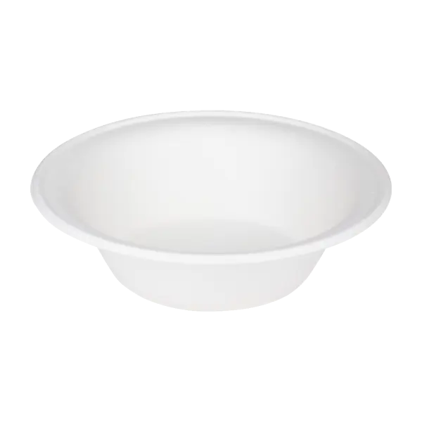 Karat Earth 32oz Eco-friendly Bagasse Bowls, White - 500 pcs