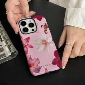 Burga Phone Case for iPhone 17 16 15 14 13 12 11 Pro Max X XR XS Max 8 Plus, Luxury Dual-Layer Protective Hard Case