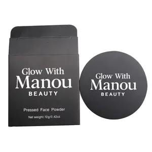 Manou Beauty Pressed Face Powder 12g/0.42oz - Glow With Manou Beauty Makeup Product