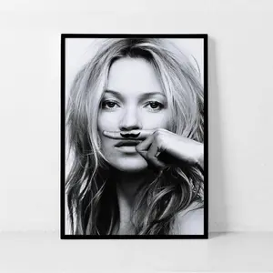 Kate Moss Print, Kate Moss Poster, Fashion Print