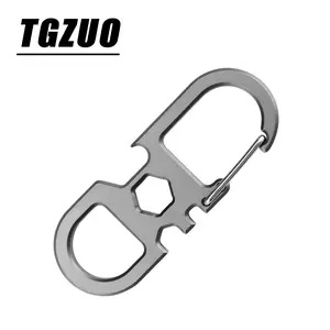 Multifunctional Portable Edc Tool, Outdoor Travel Bottle Opener, Universal Connector, Lightweight Men's Car Keychain, Essential Gear for Everyday Use