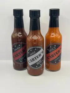 Carter's Online Original 3 Pack - 5oz Sweet Heat, 5oz Smokin Chipotle, 5oz Holy Habanero - Unique Flavor Hot Sauces