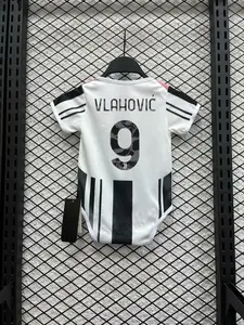 26/27 New Season Home Soccer Uniform, Kids Sports Wear, Juventus Fan Jersey, Training Suit, Baby Clothes 6-12 Months, Gift for Babies