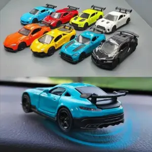 Drift Tail Car Dashboard Decor, Realistic Motion Effect, Universal Iron Structure, Perfect Gift for Car Enthusiasts, Car Desk Decoration, Sports Car Model