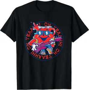 100% Cotton Kool-Aid Since 1927 Oh Yeah Vintage Rock Badge T-Shirt