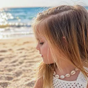 Natural Shell Necklace, Handcrafted Beach-Inspired Jewelry for Women
