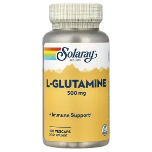 Solaray L-Glutamine, 500 mg, 100 VegCaps